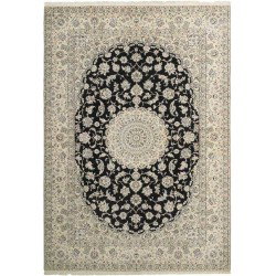 tappeto persia nain fine con seta cm 249x353