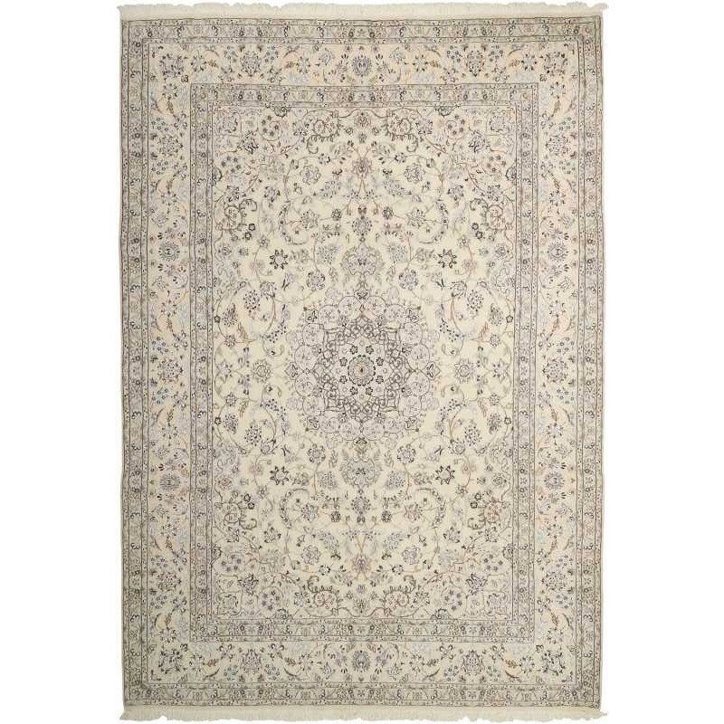 tappeto persia nain fine con seta cm 255x356