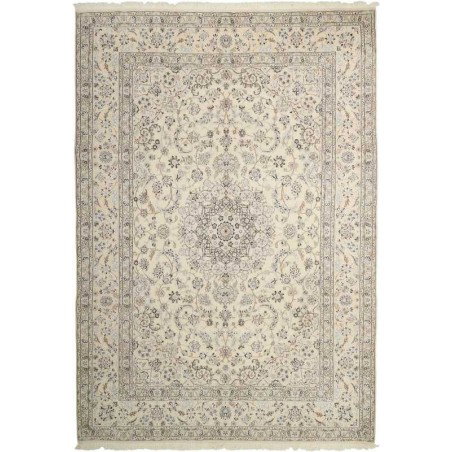 tappeto persia nain fine con seta cm 255x356