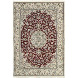 tappeto persia nain fine con seta cm 158x227