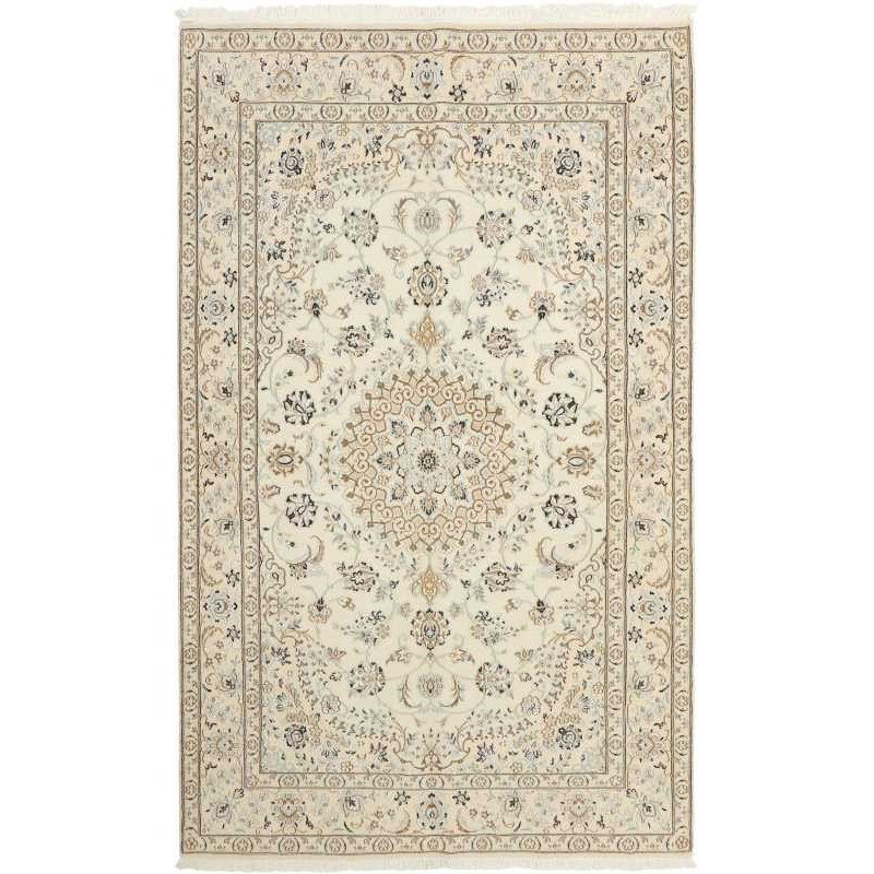 tappeto persia nain fine con seta cm 157x254