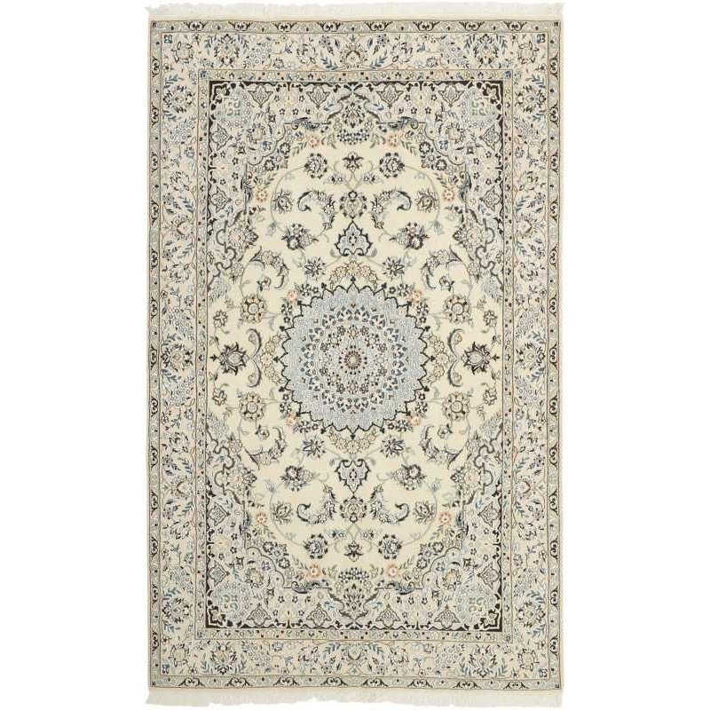 tappeto persia nain fine con seta cm 155x250