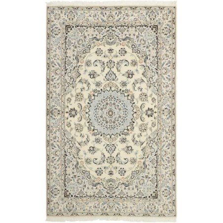 tappeto persia nain fine con seta cm 155x250