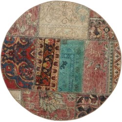 tappeto persia vintage patchwork cm 100x100