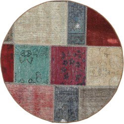 tappeto persia vintage patchwork cm 100x100