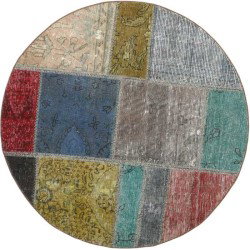 tappeto persia vintage patchwork cm 100x100