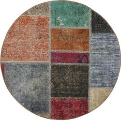tappeto persia vintage patchwork cm 100x100