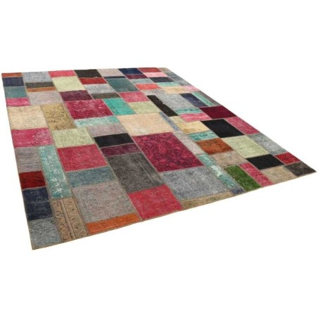 106093 tappeto persia vintage patchwork cm 252x300