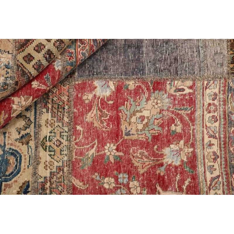 106094 tappeto persia vintage patchwork cm.202x298