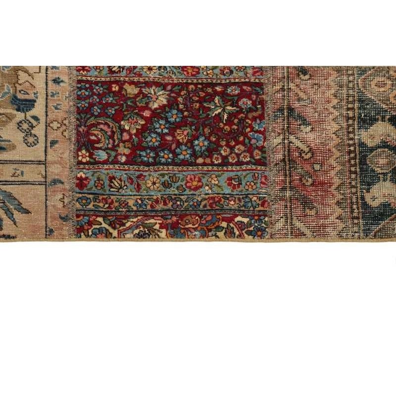 106094 tappeto persia vintage patchwork cm.202x298