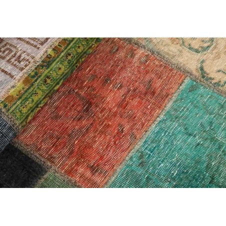 106112 tappeto persia vintage patchwork cm.80x200