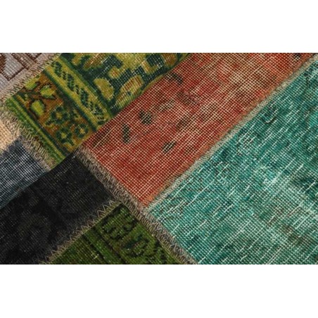106113 tappeto persia vintage patchwork cm.82x201
