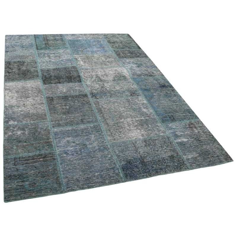 106132 tappeto persia vintage patchwork cm 140x200