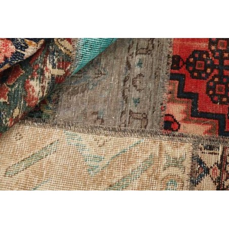 106144 tappeto persia vintage patchwork cm.141x200