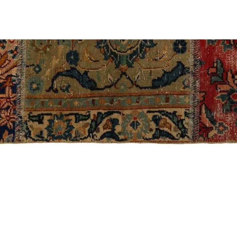 106149 tappeto persia vintage patchwork cm.140x206