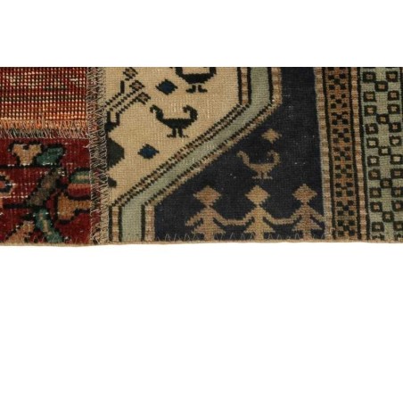 106152 tappeto persia vintage patchwork cm.142x200