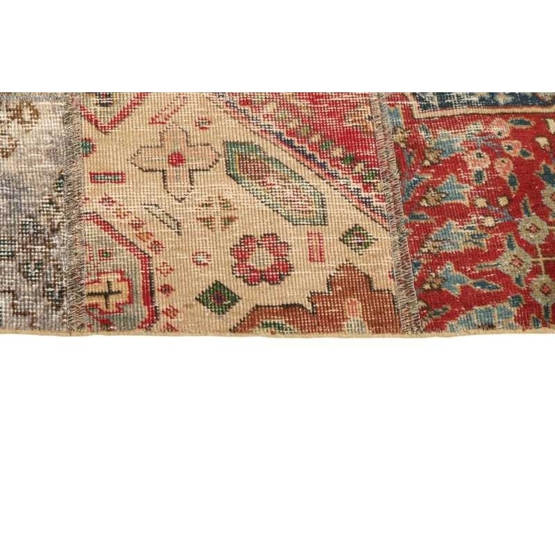 106154 tappeto persia vintage patchwork cm.140x201