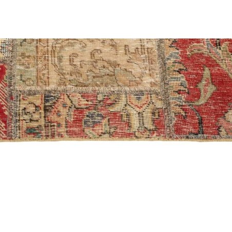 106155 tappeto persia vintage patchwork cm.141x200