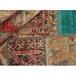 tappeto persia vintage patchwork cm 141x201 2