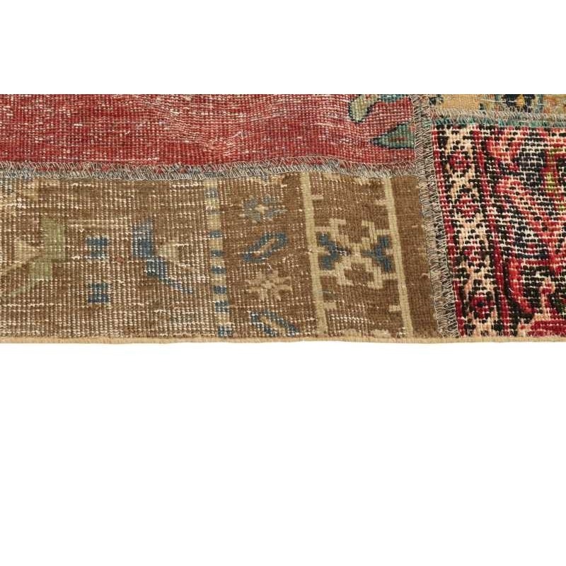 106156 tappeto persia vintage patchwork cm.141x201