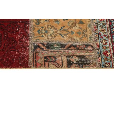 106157 tappeto persia vintage patchwork cm.141x200