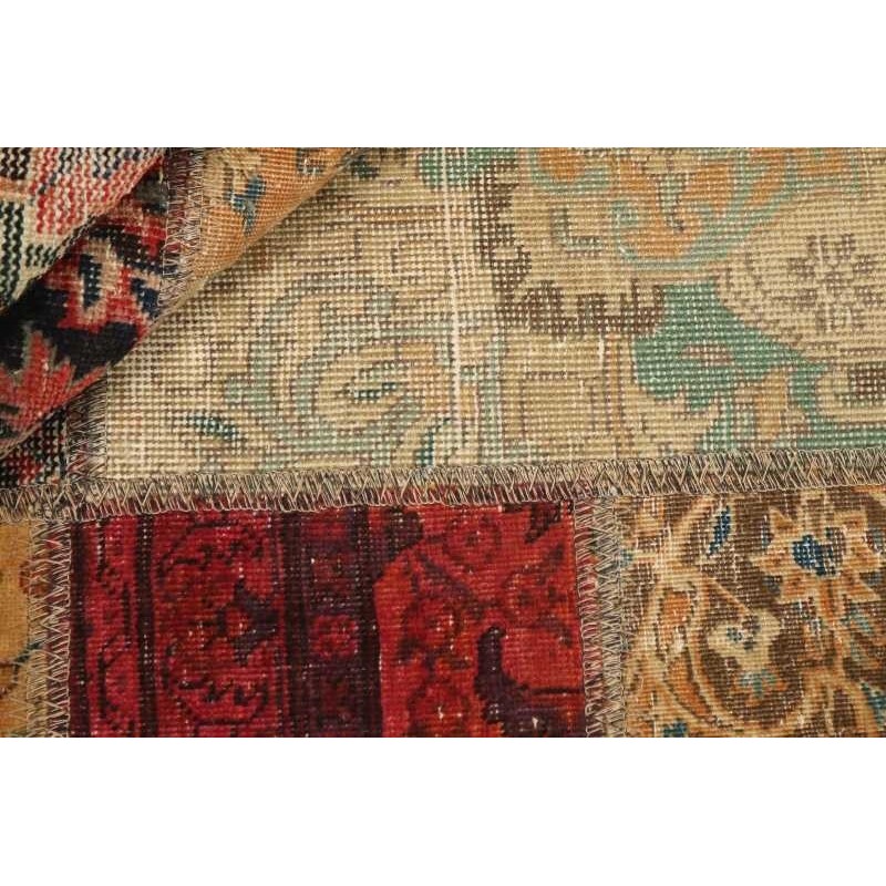 106158 tappeto persia vintage patchwork cm.142x200