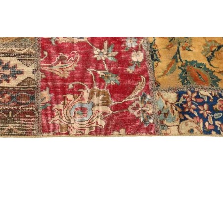 106158 tappeto persia vintage patchwork cm.142x200