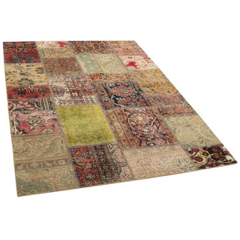 106161 tappeto persia vintage patchwork cm 142x203