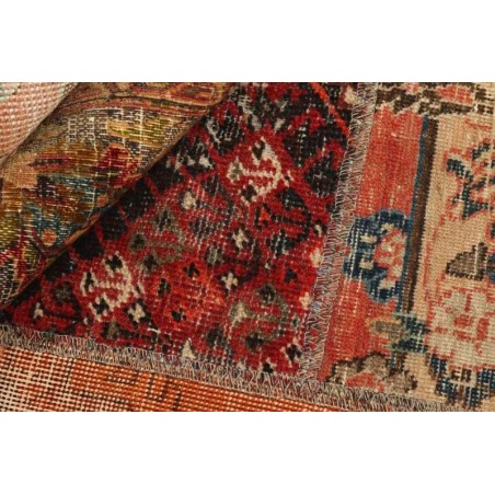106162 tappeto persia vintage patchwork cm.141x201