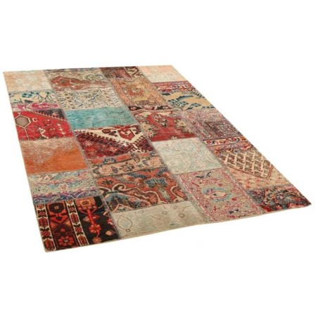 106162 tappeto persia vintage patchwork cm 141x201