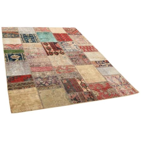 106164 tappeto persia vintage patchwork cm 166x236