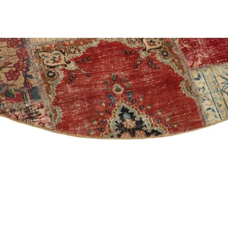 106180 tappeto persia vintage patchwork cm.150x150