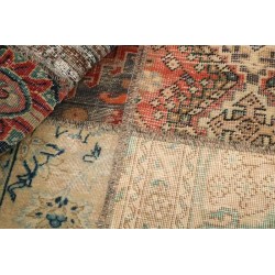 tappeto persia vintage patchwork cm 150x150 2