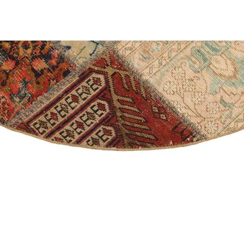 106181 tappeto persia vintage patchwork cm.150x150
