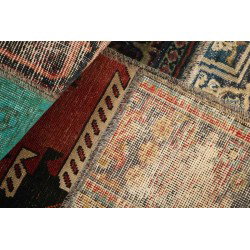 tappeto persia vintage patchwork cm 150x150 2