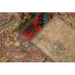 tappeto persia vintage patchwork cm 150x150 2