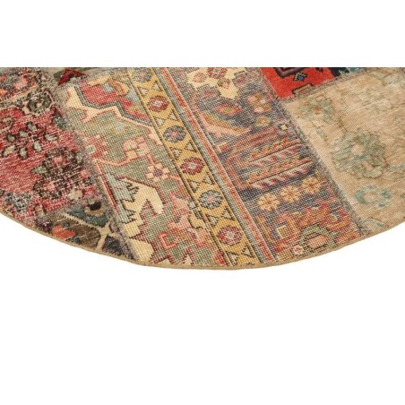 106183 tappeto persia vintage patchwork cm.150x150