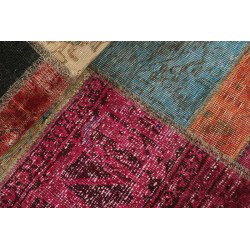 tappeto persia vintage patchwork cm 150x150 2