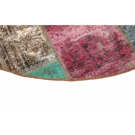 106186 tappeto persia vintage patchwork cm.150x150