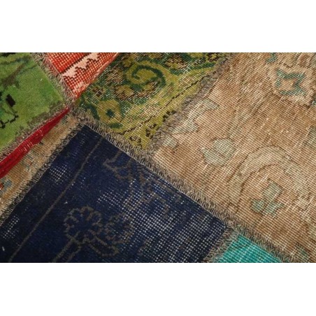 106188 tappeto persia vintage patchwork cm.150x150