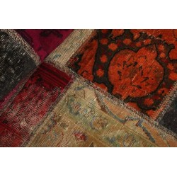 tappeto persia vintage patchwork cm 150x150 2
