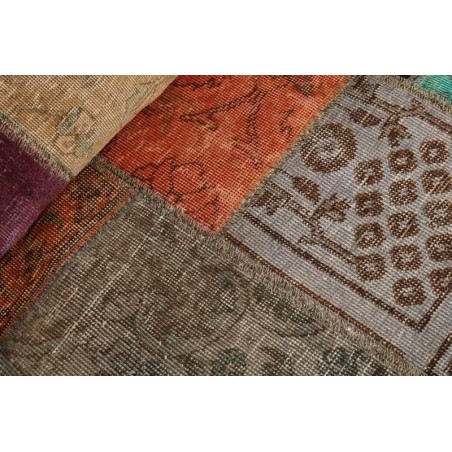 106190 tappeto persia vintage patchwork cm.150x150