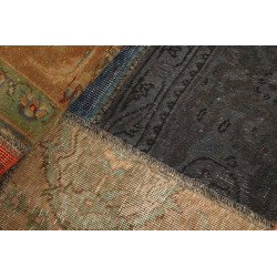 tappeto persia vintage patchwork cm 150x150 2
