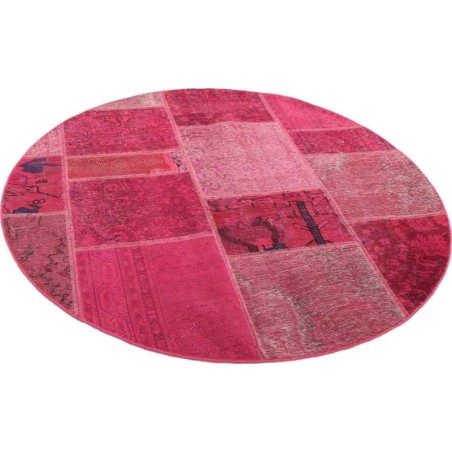 106193 tappeto persia vintage patchwork cm 150x150