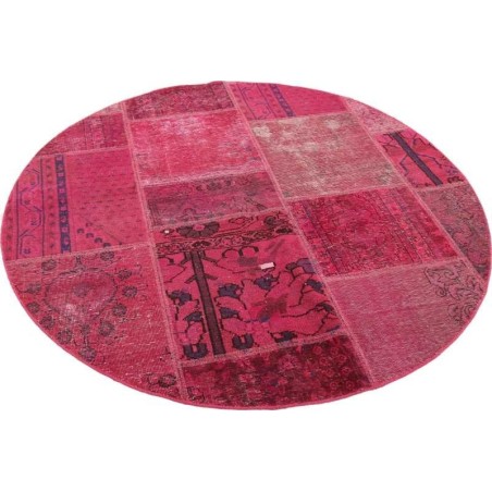 106195 tappeto persia vintage patchwork cm 150x150