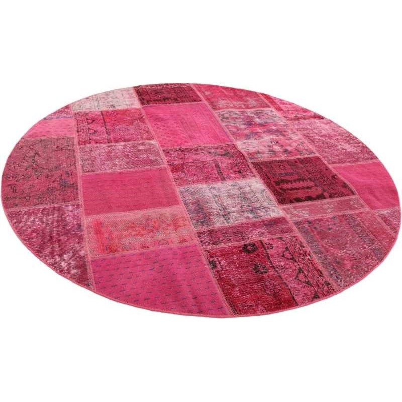 106199 tappeto persia vintage patchwork cm 200x200