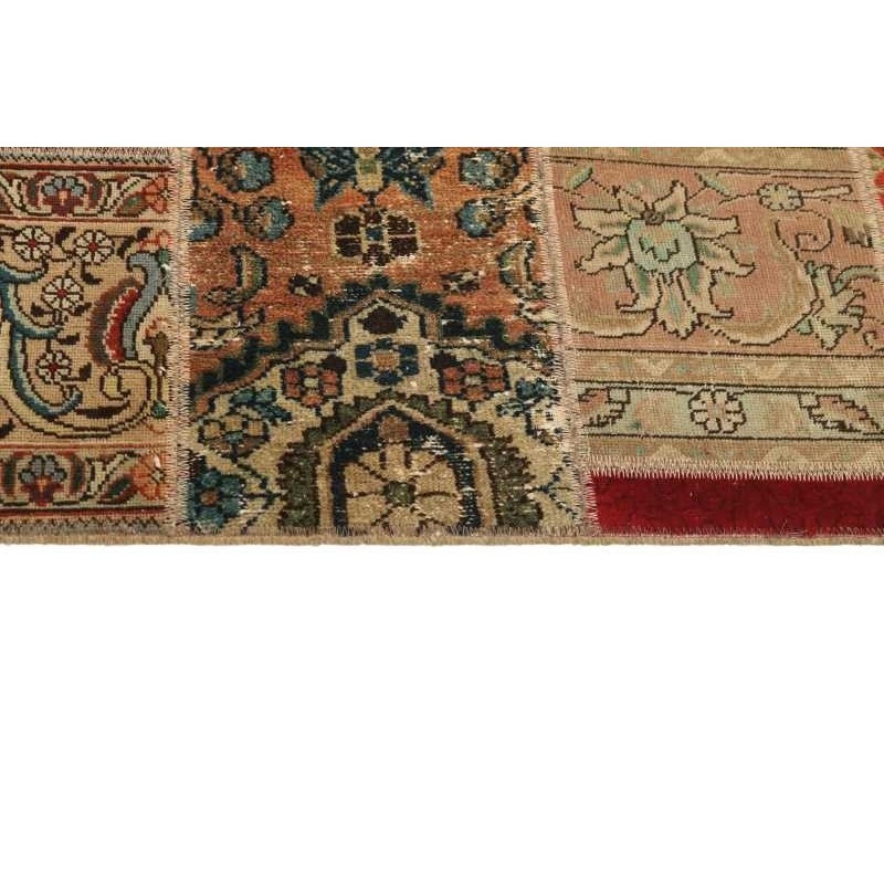 106209 tappeto persia vintage patchwork cm.141x201