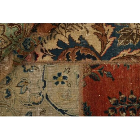 106212 tappeto persia vintage patchwork cm.146x206
