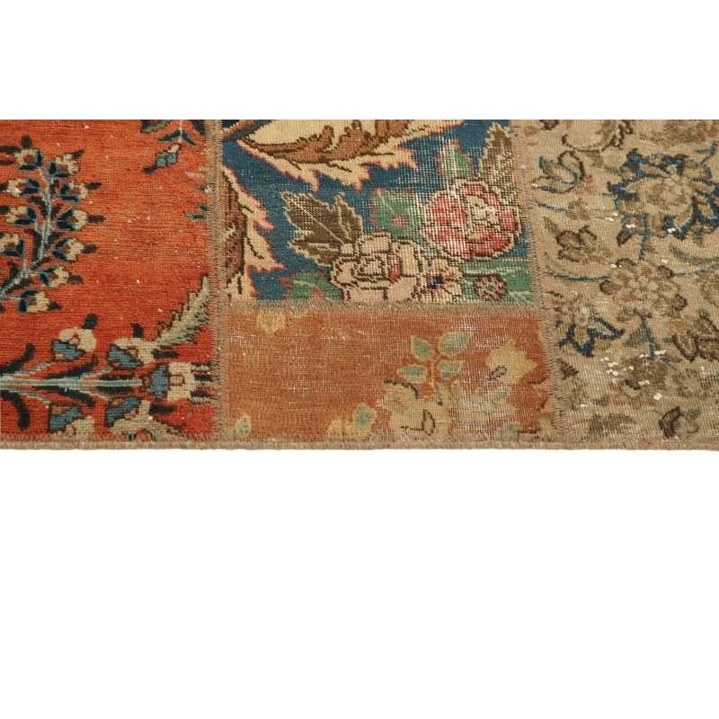 106212 tappeto persia vintage patchwork cm.146x206
