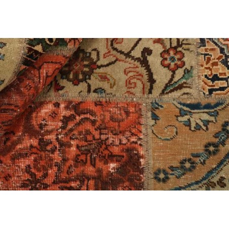 106213 tappeto persia vintage patchwork cm.141x200